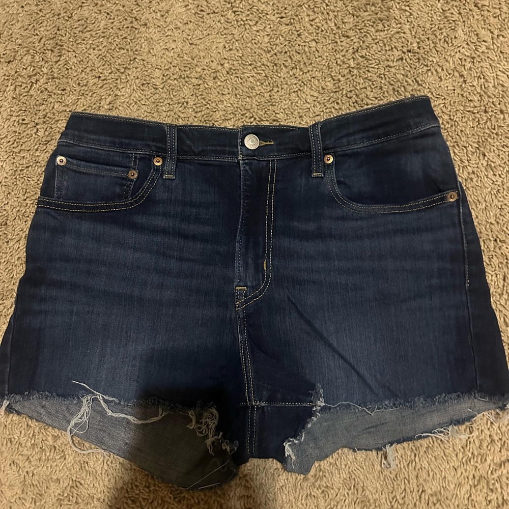 Levi's Dark Blue Jean Shorts